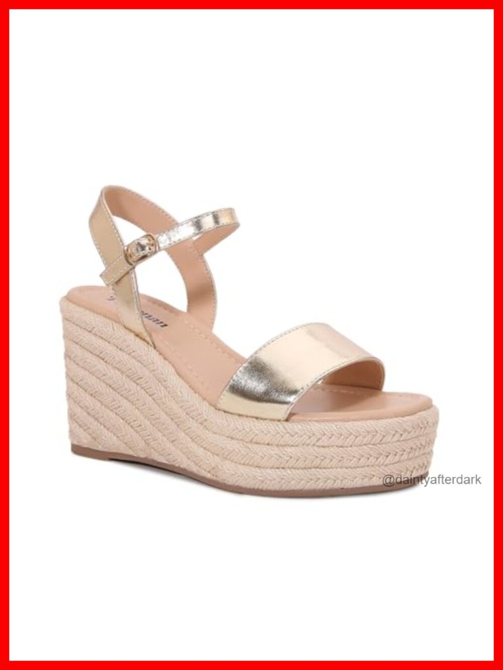 Straw Raffia Wedge Sandals Ankle Buckle Espadrille Platform Summer Beach Shoes